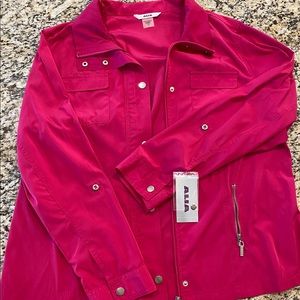 Alia Raspberry Rain Jacket
